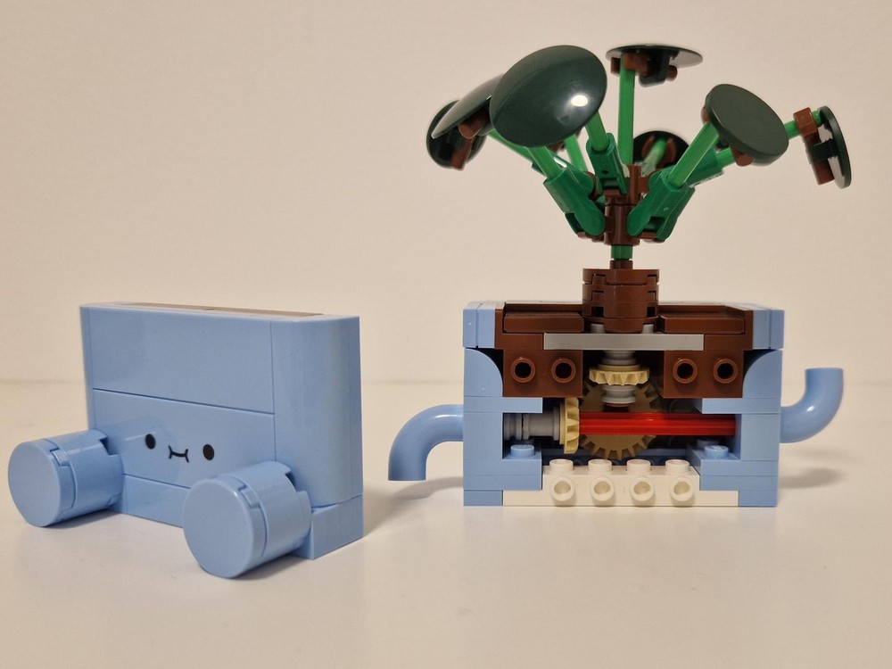 Lego Dancing Blue Happy Plant