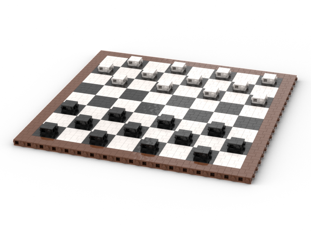 Lego Checker only of part 4070
