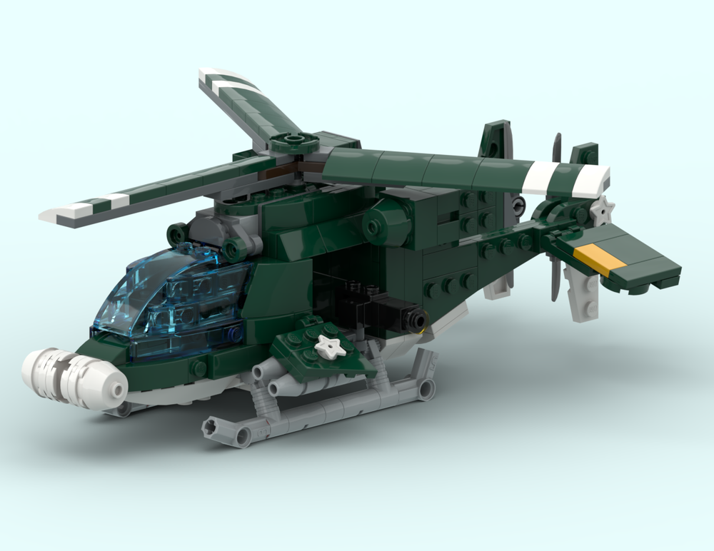 Lego Western Frontier Gunship (w/ Stand)
