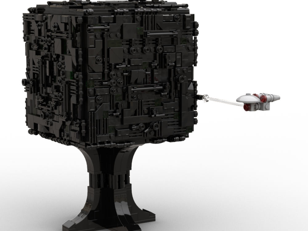 Lego Borg cube savings box