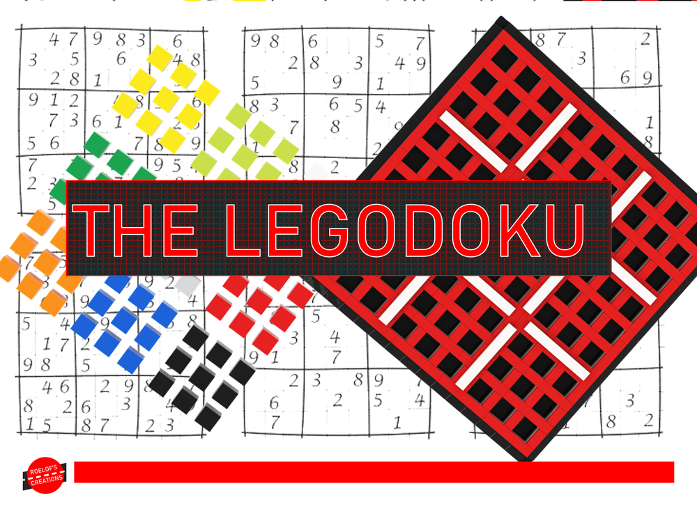 Lego LEGODOKU - Lego en Sudoku combined Roelofs Creations