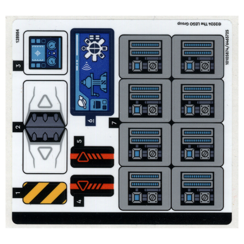 Lego Sticker Sheet for Set 60433-1