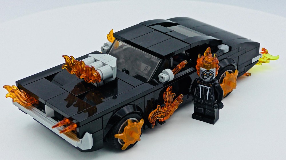 Lego Ghostrider's Hell Charger & 69's Dodge Charger