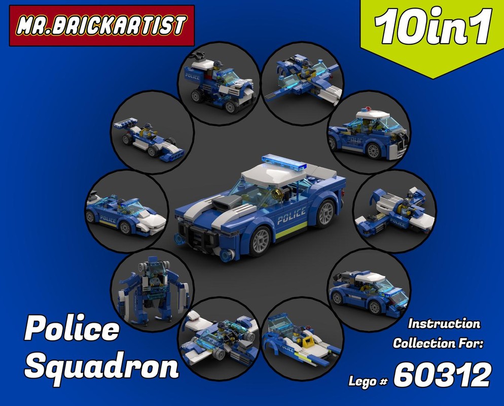 Lego Police Squadron : 10in1 Set A for #60312