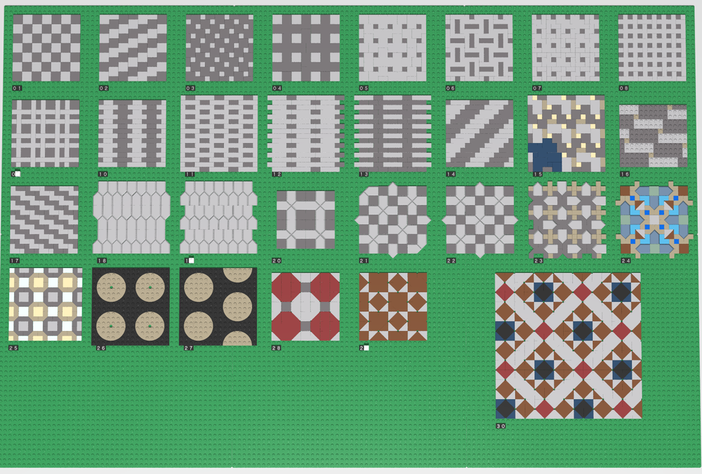 Lego 30 Tessellation and Floor Tiling Designs
