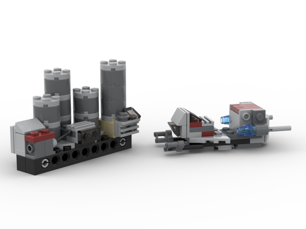 Lego Clone Scout Speeder and Fuel Refinery