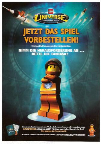 Lego 2010 Insert - LEGO Universe - German (Pre-Order)