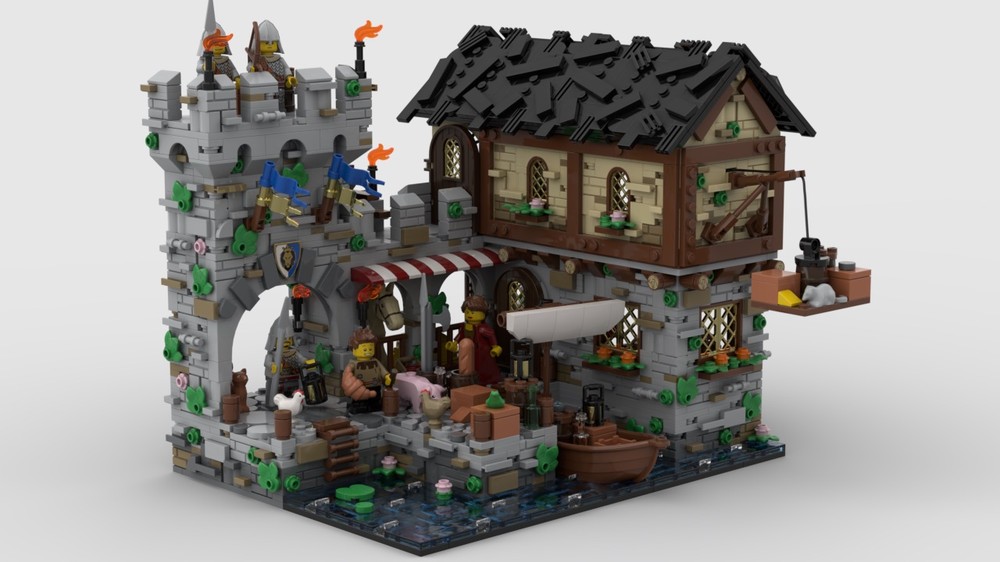 Lego Medieval Harbor