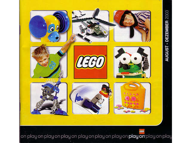 Lego 2003 Large Swiss August - December (422.6107-CH/DE)
