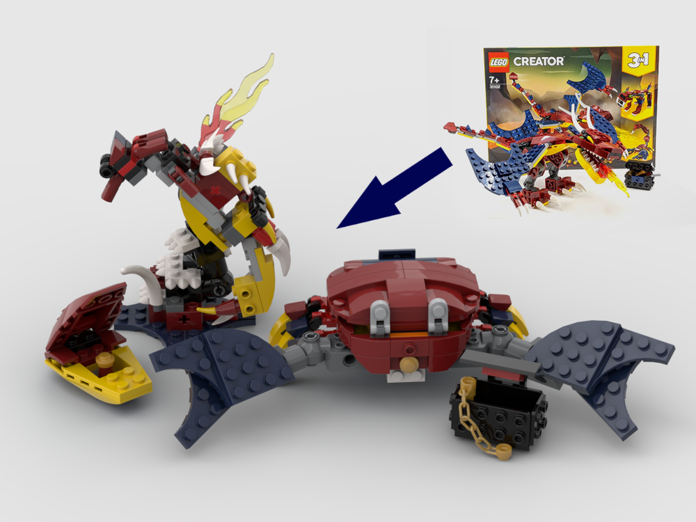 Lego 31102 Sea Creatures Alternative Build