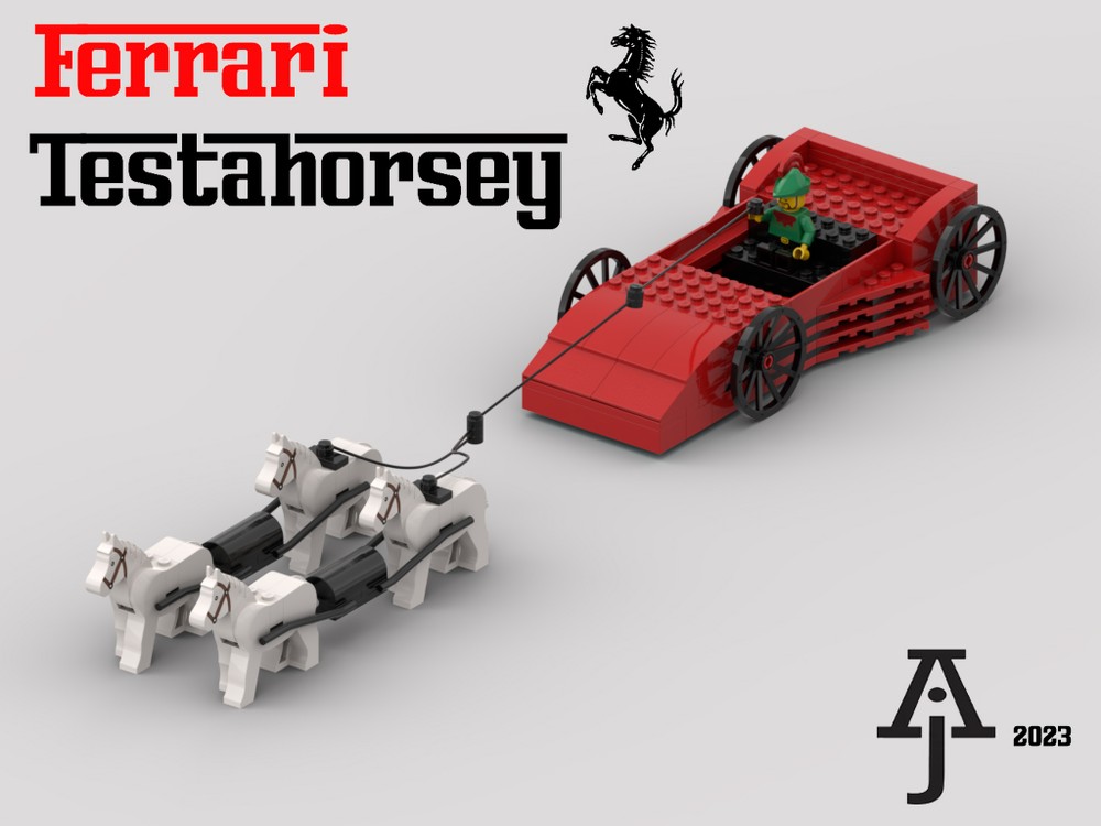 Lego Shrek Ferrari Testahorsey