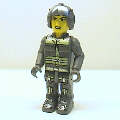 Lego Juniors Midifig, Res-Q - Open Faced Helmet without Sunglasses