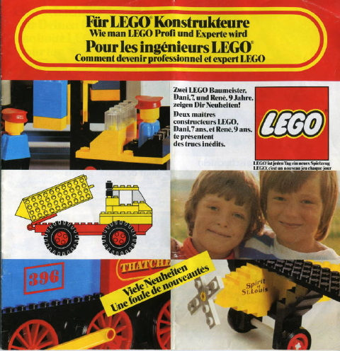 Lego 1976 Large Swiss Für LEGO Konstrukteure Pour les ingénieurs LEGO (98416-Schw)