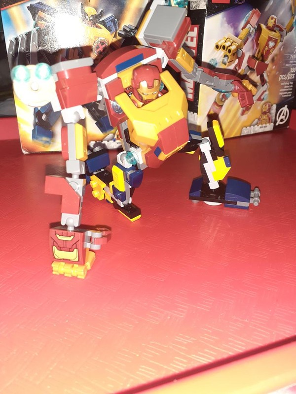 Lego iron man mech mk2