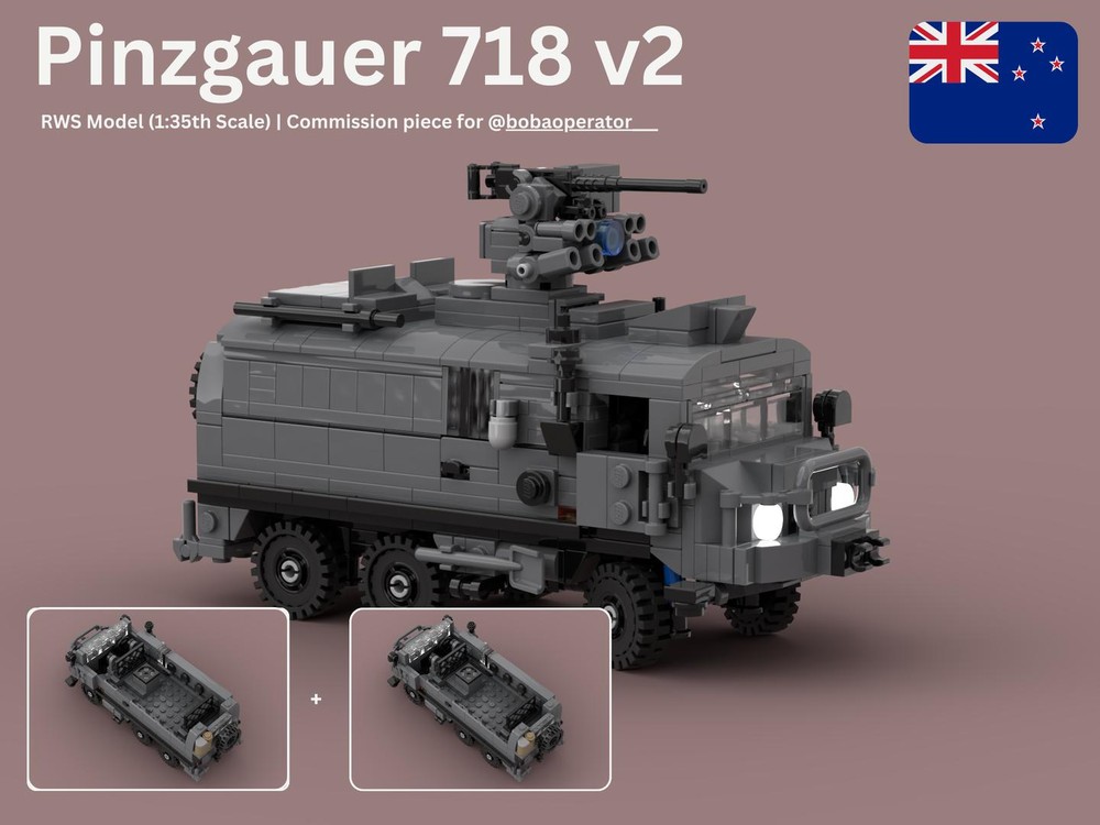 Lego Pinzgauer 718 6x6 (1:35th Scale) | RWS Model