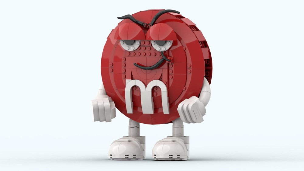 Lego M&M Mascot - Red