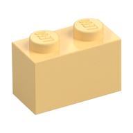 Lego Brick 1 x 2 / Light Yellow