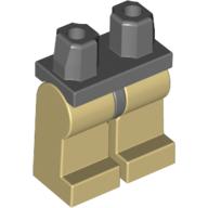Lego Hips and Tan Legs / Dark Bluish Gray