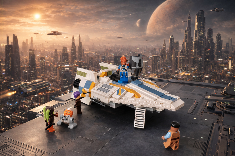 Lego 75357 Ghost and Phantom II Alternative RZ-1 A-wing