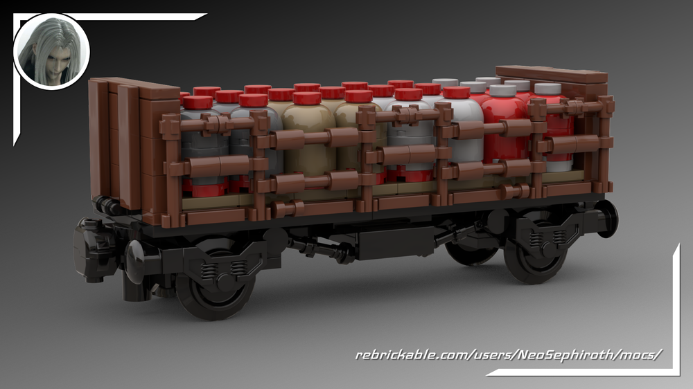 Lego Gas bottle wagon