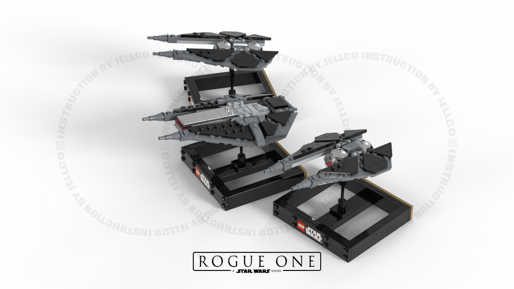 Lego Micro Size Imperial Starfighters PART III : Striker & Reaper Simple Stand Version