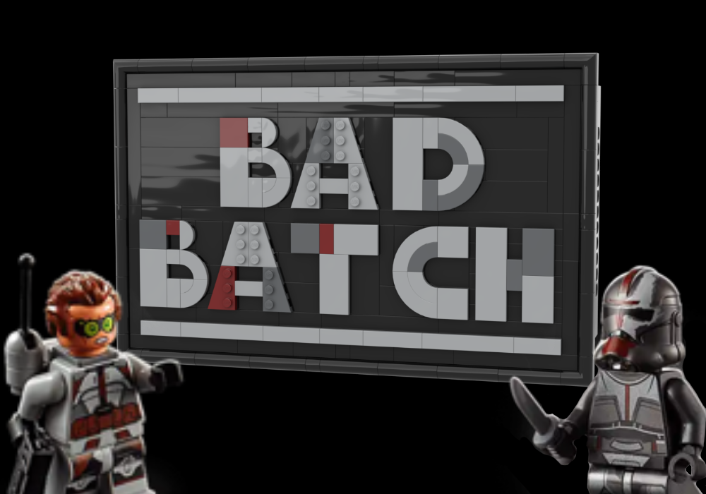 Lego "BAD BATCH" Wall Art