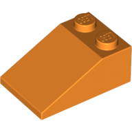 Lego Brick Sloped 33° 3 x 2 / Orange