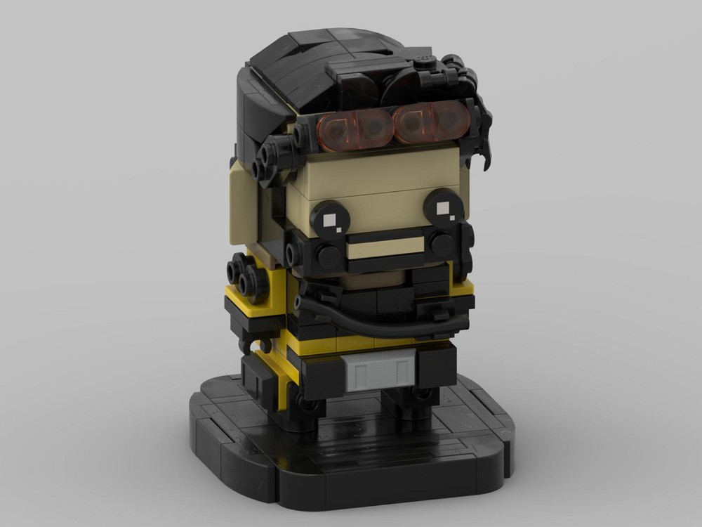 Lego Mirage from Apex Legends in LEGO Brickheadz