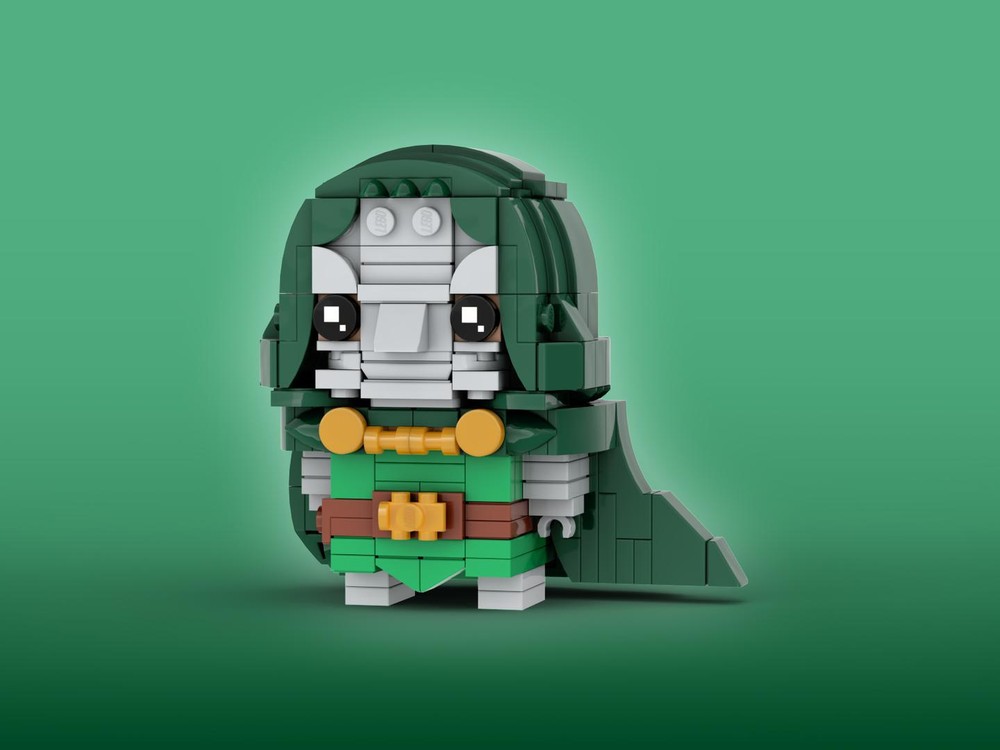 Lego Doctor Doom Brickheadz LEGO MOC - Marvel