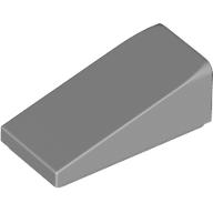 Lego Brick Sloped 18° 2 x 1 x 2/3 / Light Bluish Gray