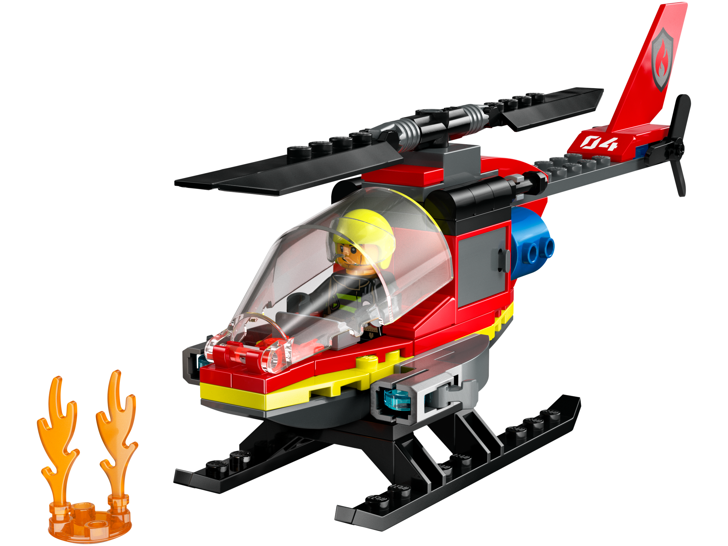 Lego Fire Rescue Helicopter