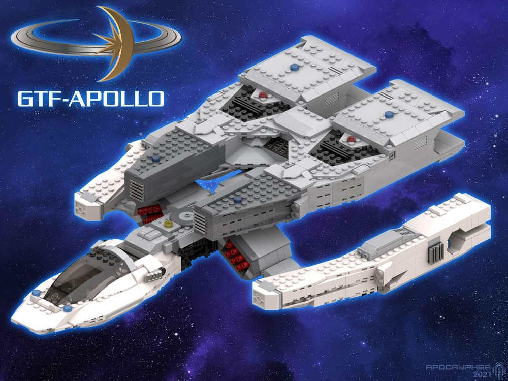 Lego GTF-Apollo Space Superiority Fighter (Descent: Freespace)