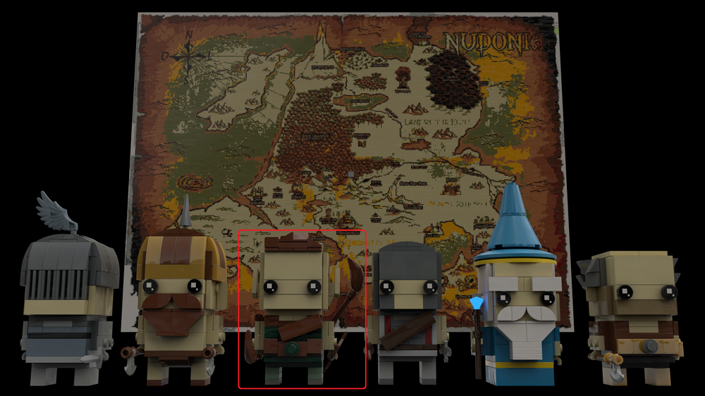 Lego Neebs Brickhead (Doraleous And Associates)