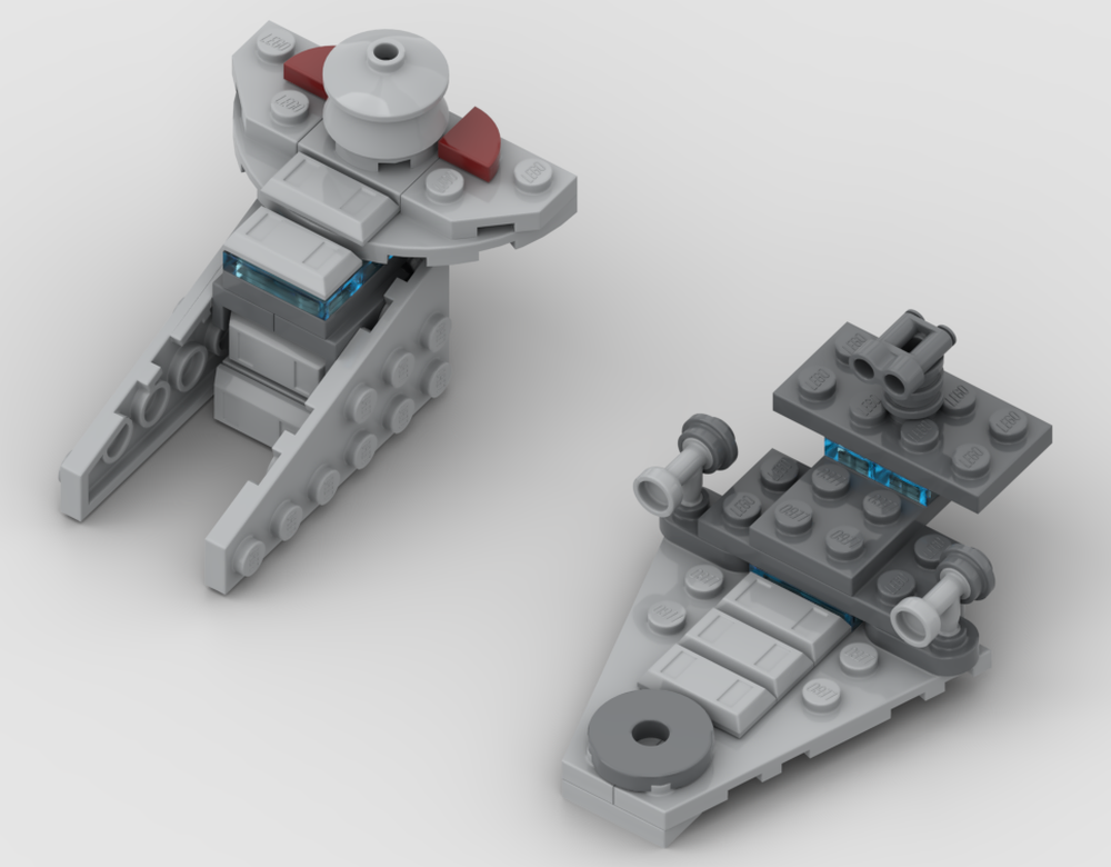 Lego 30708 SW Republic Glider and Star-Destroyer Duo (Alternate Build)