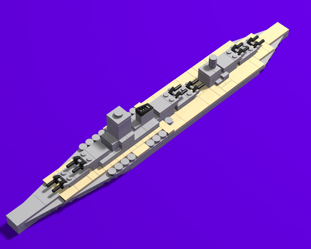 Lego Ise class dreadnought 1930s refit