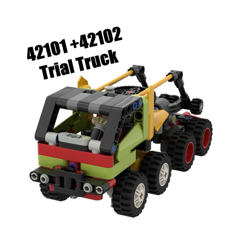 Lego 42101+42102 Trial Truck UPDATED