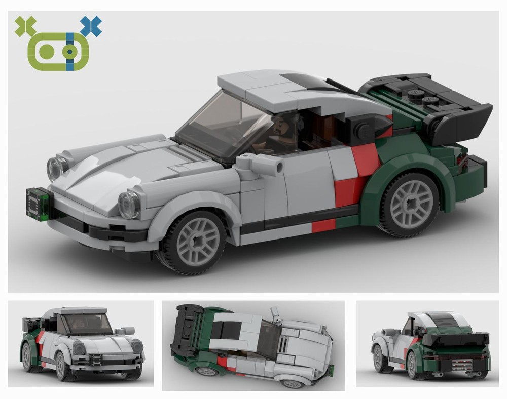Lego Cyberpunk Porsche 911 - 6 studs version