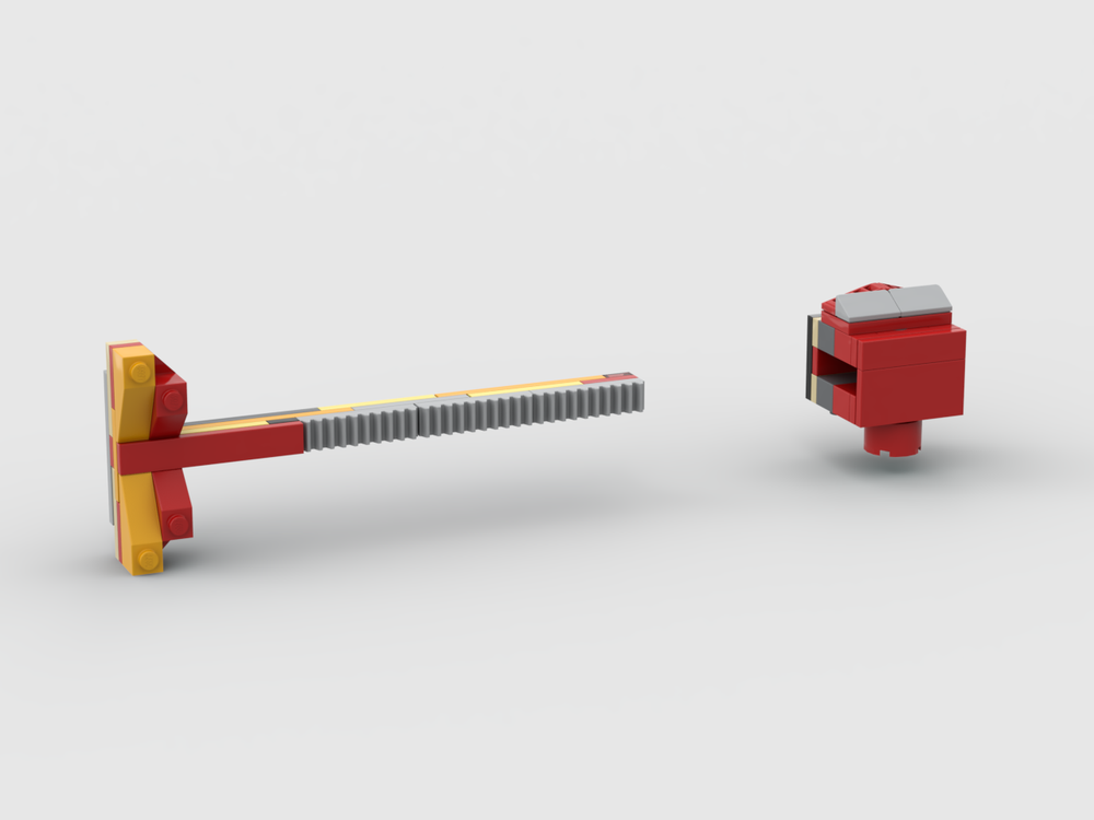Lego Beyblade Launcher (left spin)