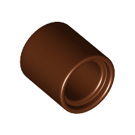 Lego Technic Pin Connector Round 1L [Beam] / Reddish Brown