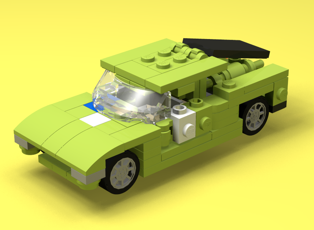 Lego Replica of Corgi Whizzwheels 316- Ford Gt70