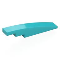 Lego Brick Curved 1 x 6 / Medium Azure
