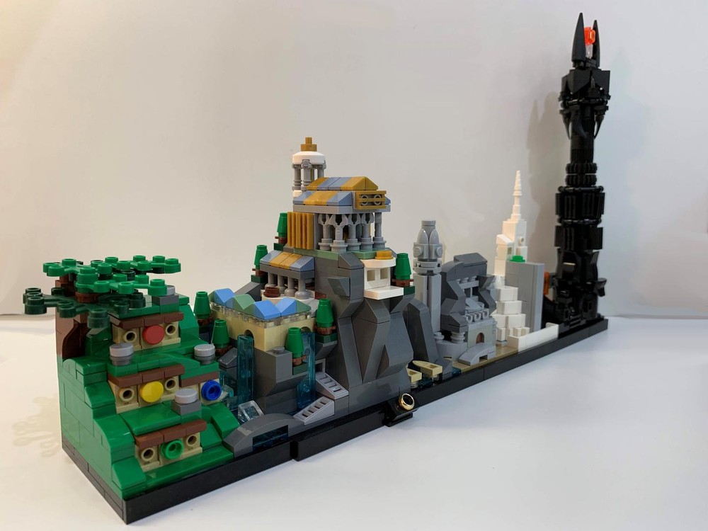 Lego THE L0RD OF THE RINGS Skyline Architecture (LOTR)