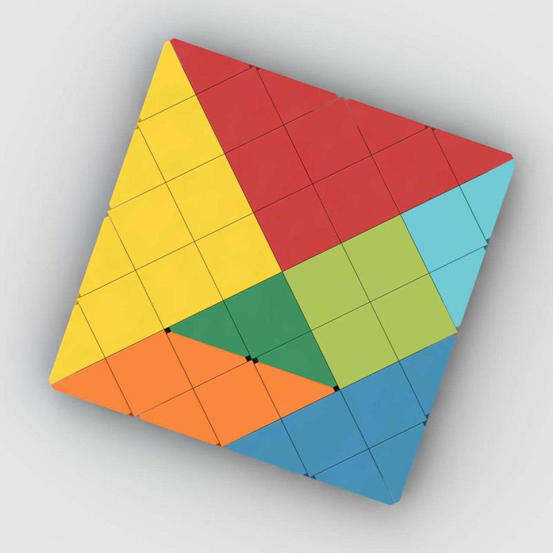 Lego Seven Pieces Puzzle-8√2 x 8√2