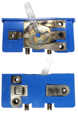 Lego Electric 4.5V Battery Box 6 x 11 x 3 Type II, Switch / Blue