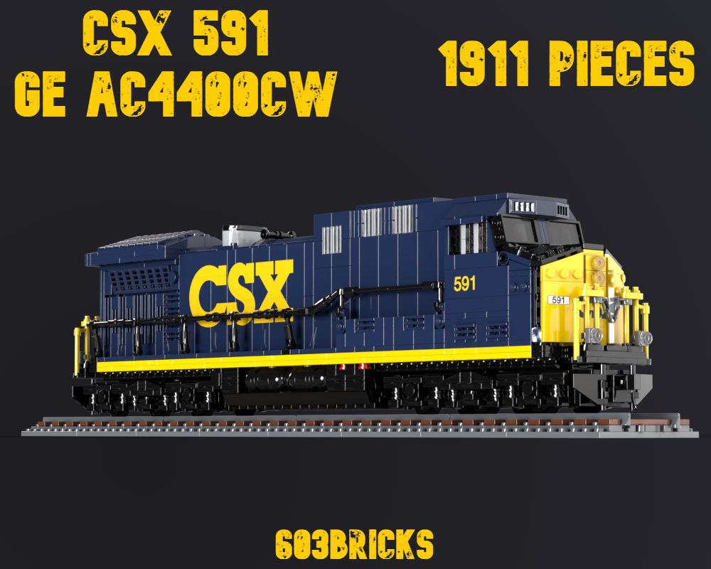 Lego CSX 591 GE AC4400CW
