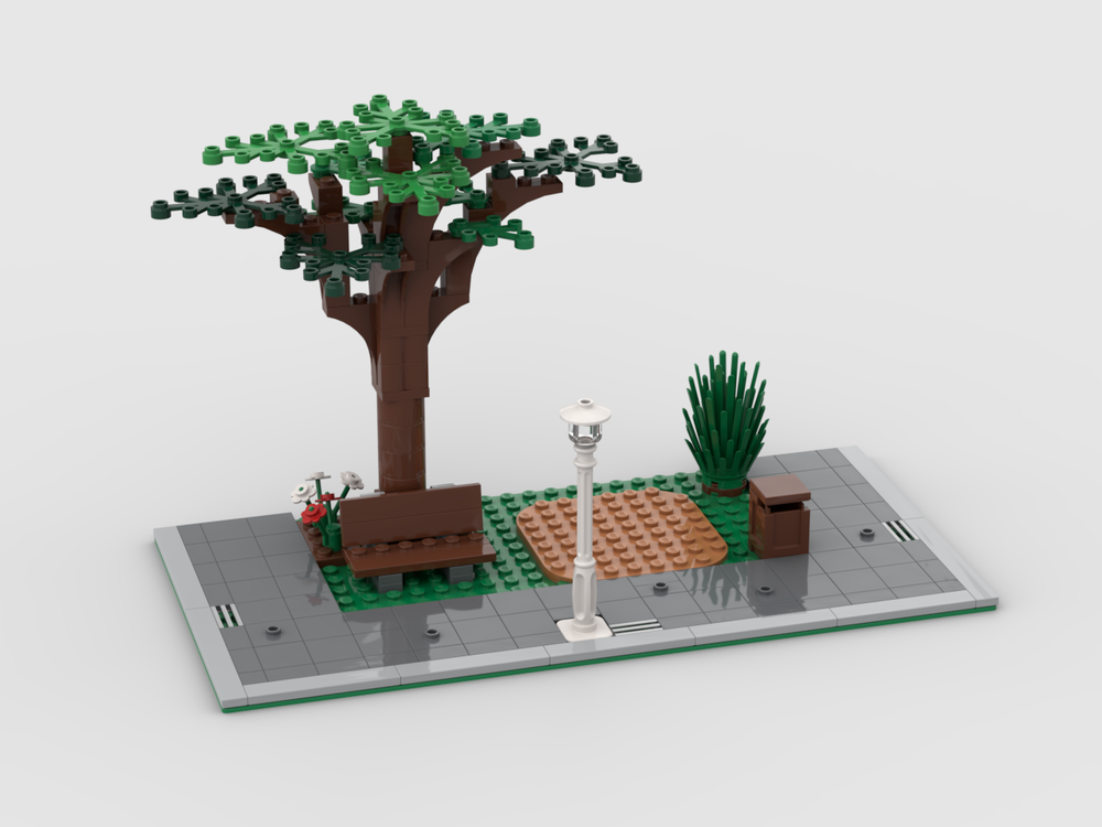 Lego Modular Street Corner #1 (site for 60404 Burger Van shop)