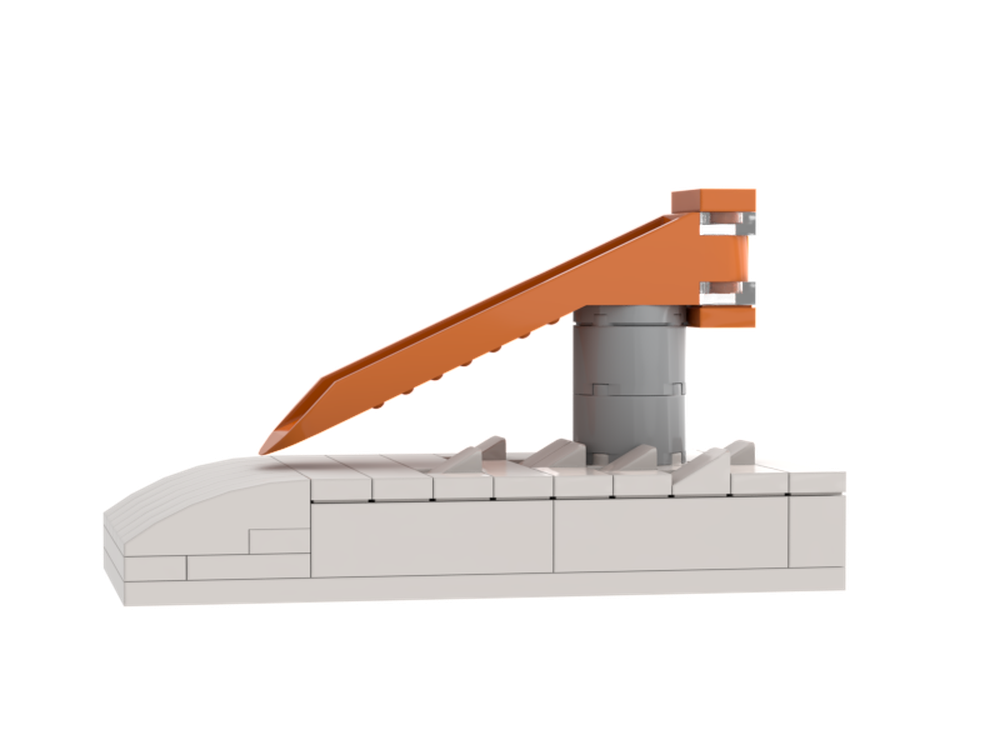 Lego Ski jumping hill with brick separator