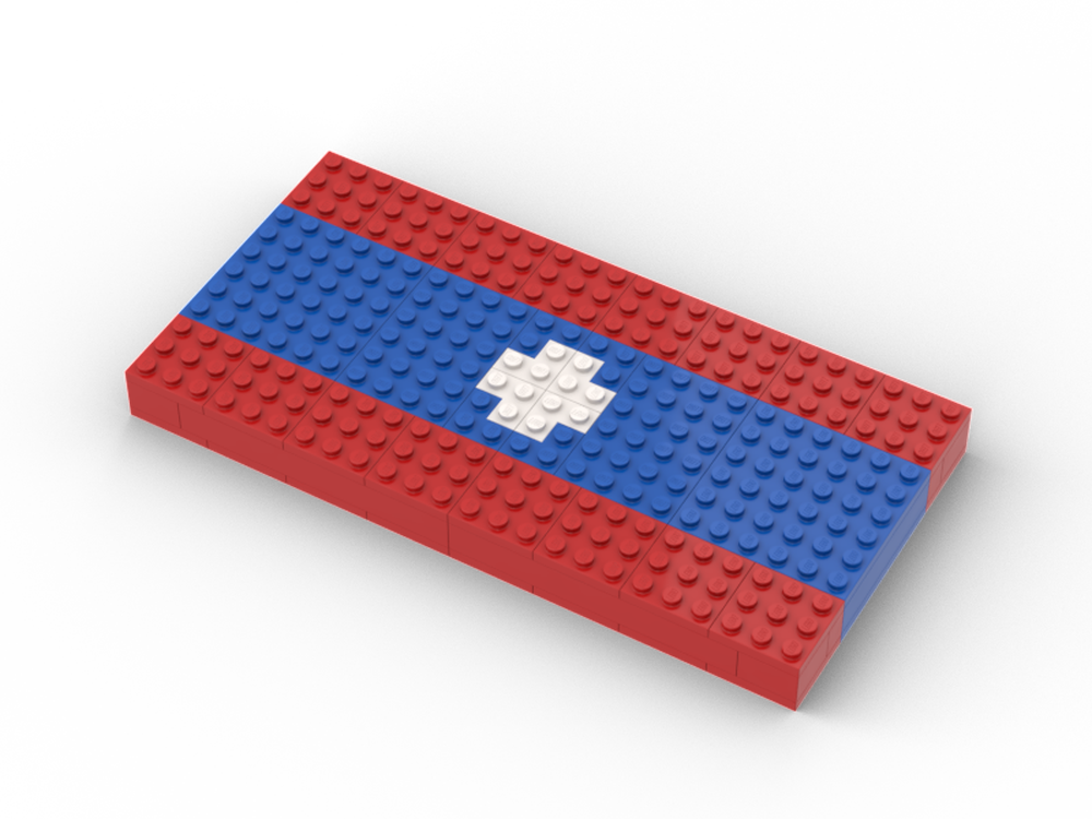 Lego Laos national flag
