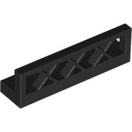 Lego Fence Lattice 1 x 4 x 1 / Black