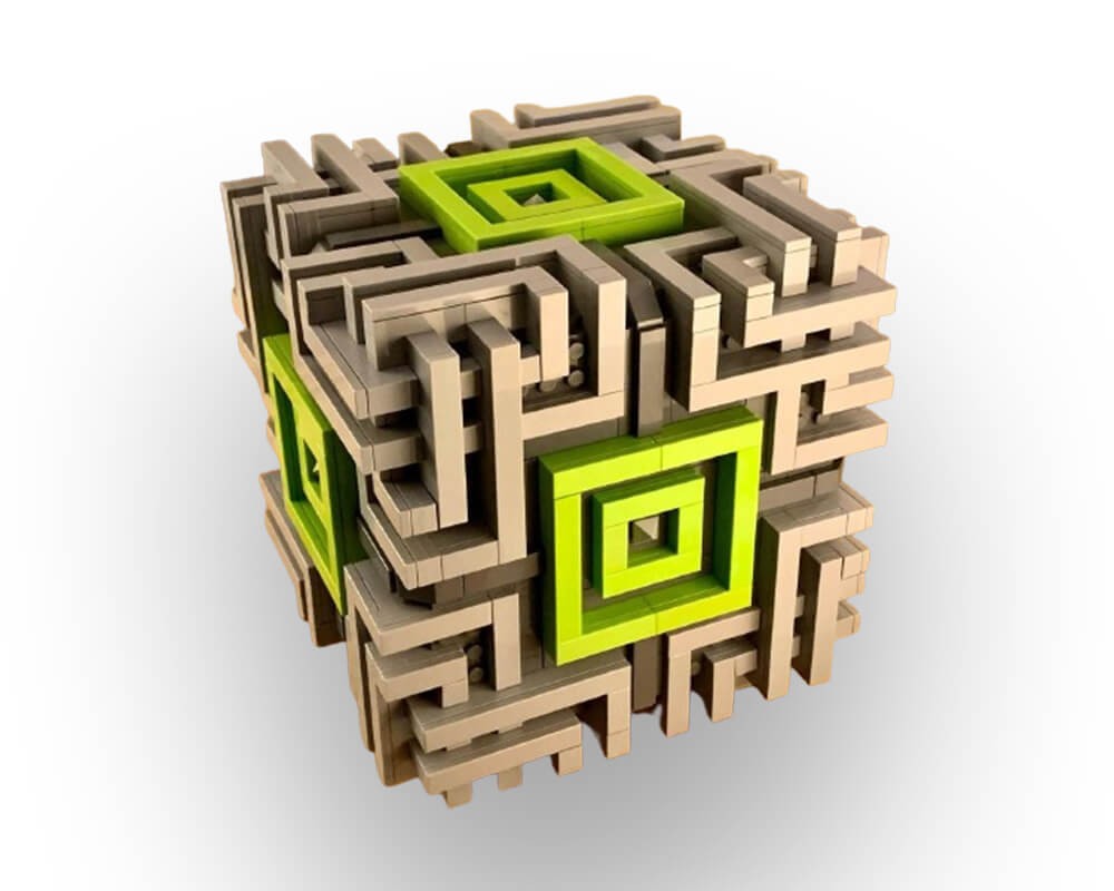 Lego Celtic Art Deco Cube,